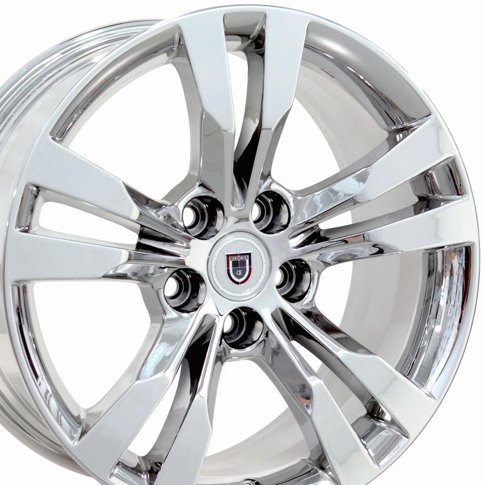 18" Replica Wheel CA15C Fits Cadillac CTS Rim 18x8.5 Chrome Wheel