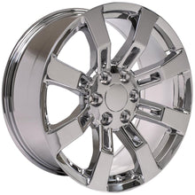 Cargar imagen en el visor de la galería, 20" Replica Wheel CA82 Fits Cadillac Escalade Rim 20x8.5 Chrome Wheel