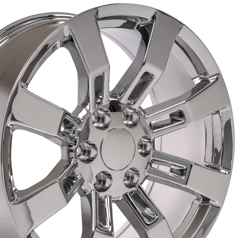 20" Replica Wheel CA82 Fits Cadillac Escalade Rim 20x8.5 Chrome Wheel