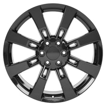 Cargar imagen en el visor de la galería, 22" Replica Wheel CA82 Fits Cadillac Escalade Rim 22x9 Black Wheel