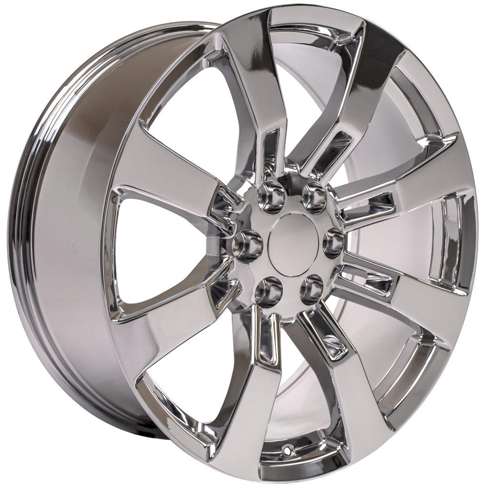 22" Replica Wheel CA82 Fits Cadillac Escalade Rim 22x9 Chrome Wheel