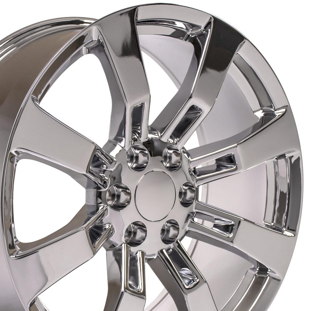 22" Replica Wheel CA82 Fits Cadillac Escalade Rim 22x9 Chrome Wheel