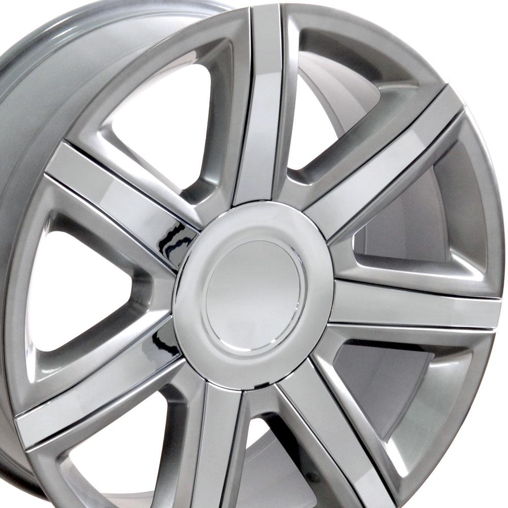 22" Replica Wheel CA87 Fits Cadillac Escalade Rim 22x9 Hyper Wheel
