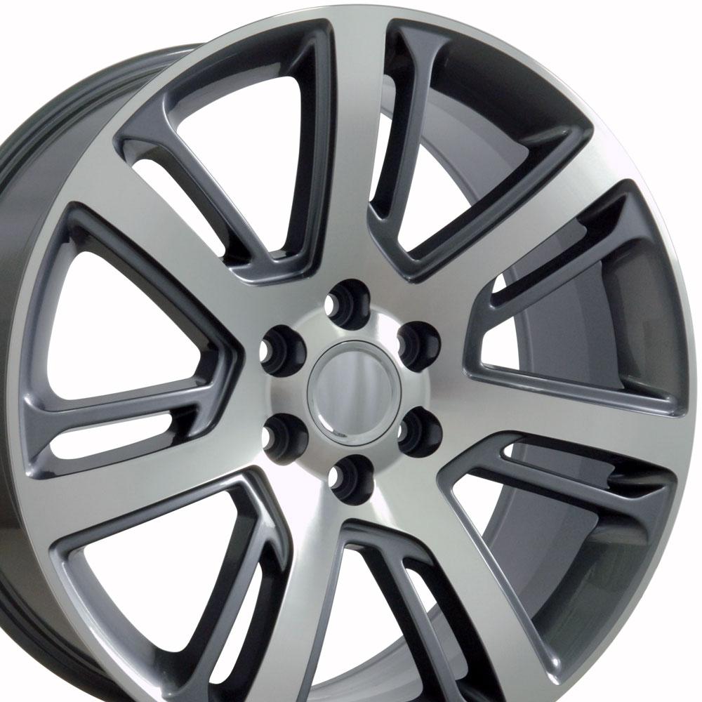 22" Replica Wheel CA88 Fits Cadillac Escalade Rim 22x9 Machined Wheel
