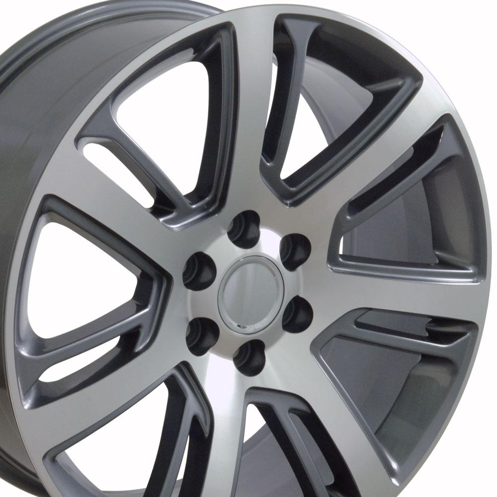 22" Replica Wheel CA88 Fits Cadillac Escalade Rim 22x9 Machined Wheel