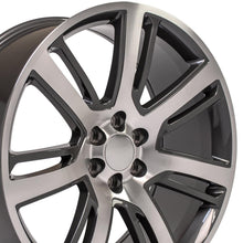 Cargar imagen en el visor de la galería, 24" Replica Wheel CA88 Fits Cadillac Escalade Rim 24x10 Machined Wheel
