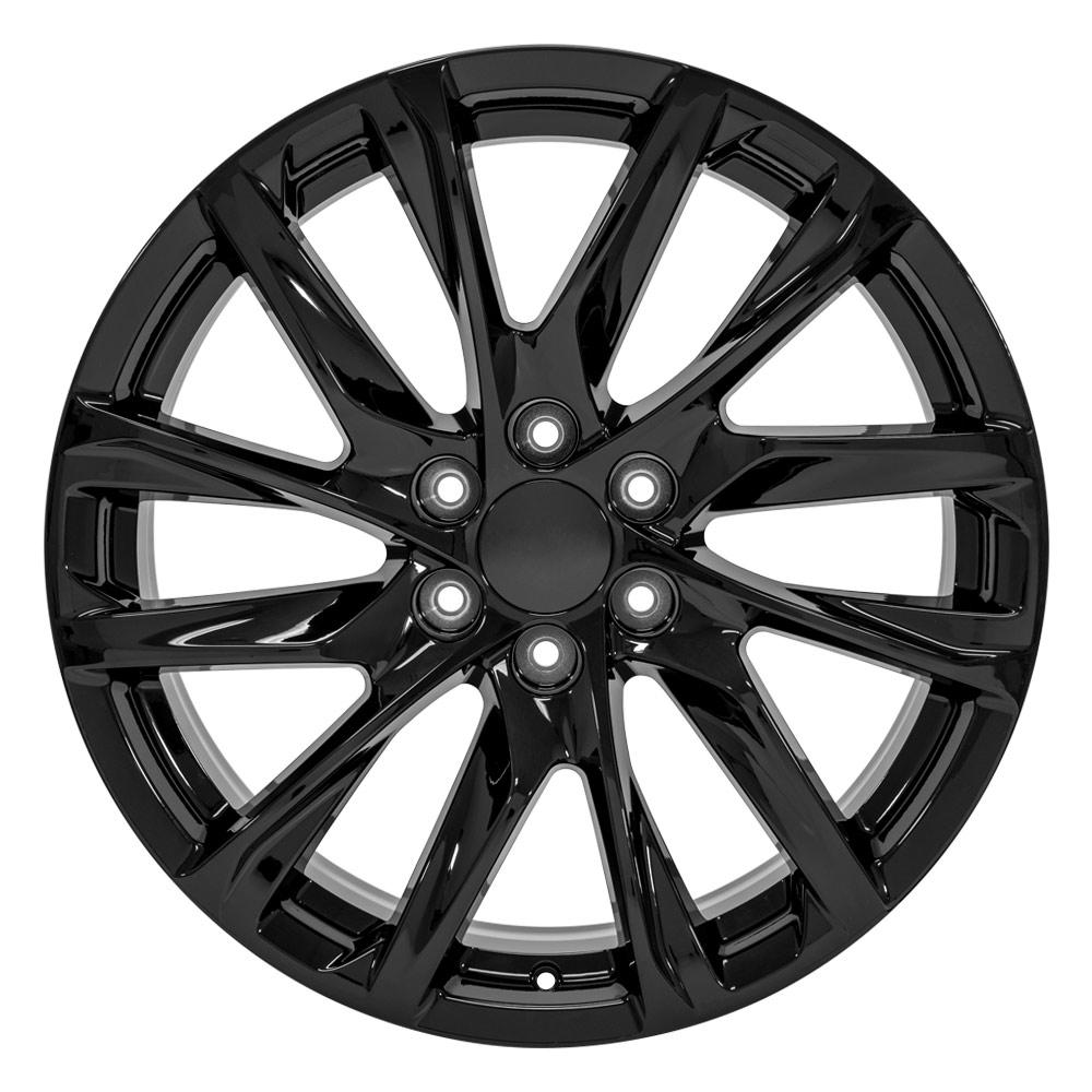 22" Replica Wheel fits Cadillac Escalade - CA90 Black 22x9