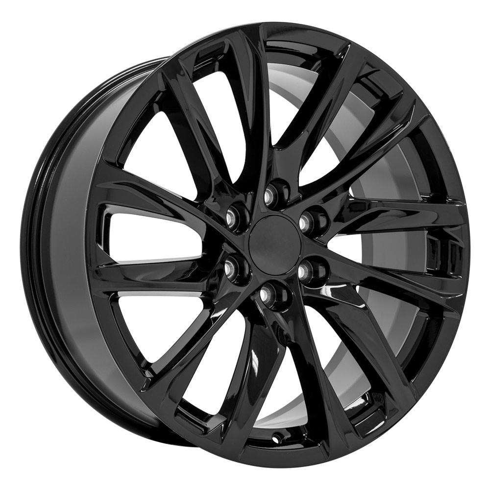 22" Replica Wheel fits Cadillac Escalade - CA90 Black 22x9