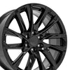 22" Replica Wheel fits Cadillac Escalade - CA90 Black 22x9