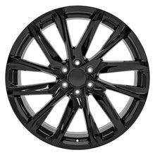 Cargar imagen en el visor de la galería, 24" Replica Wheel fits Cadillac Escalade - CA90 Black 24x10