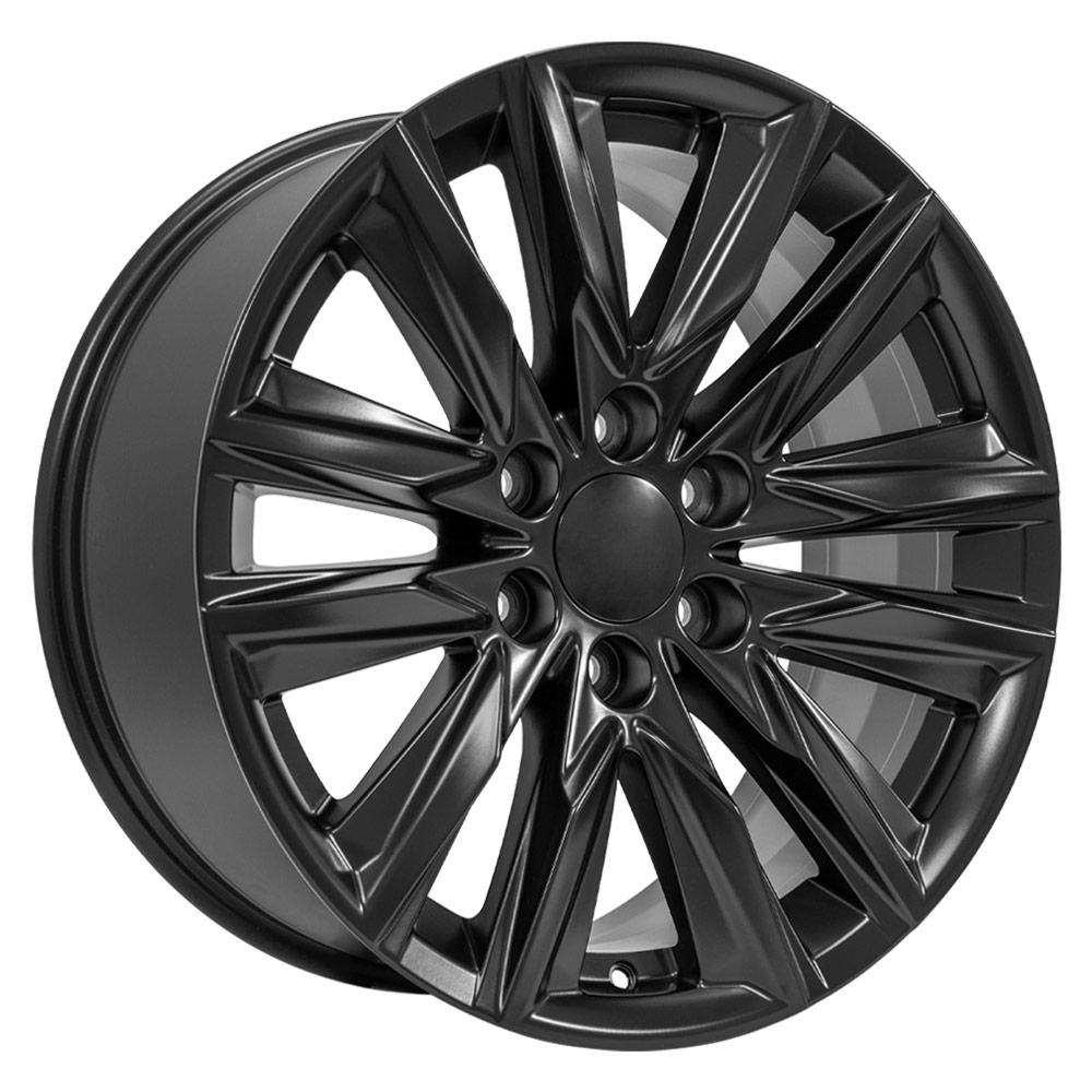 20" Replica Wheel fits Cadillac Escalade - CA91 Satin Black 20x9