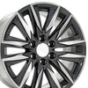 20" Replica Wheel fits Cadillac Escalade - CA91 Gunmetal with Polished Face 20x9