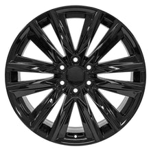 Load image into Gallery viewer, 22" Replica Wheel fits Cadillac Escalade - CA91 Black 22x9