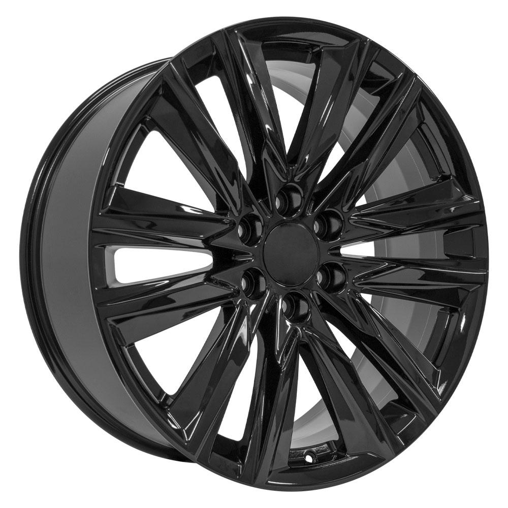 22" Replica Wheel fits Cadillac Escalade - CA91 Black 22x9