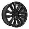 22" Replica Wheel fits Cadillac Escalade - CA91 Satin Black 22x9