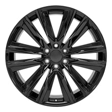 Load image into Gallery viewer, 24" Replica Wheel fits Cadillac Escalade - CA91 Black 24x10