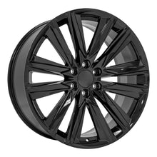 Load image into Gallery viewer, 24" Replica Wheel fits Cadillac Escalade - CA91 Black 24x10