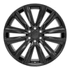 24" Replica Wheel fits Cadillac Escalade - CA91 Satin Black 24x10