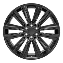 Load image into Gallery viewer, 24" Replica Wheel fits Cadillac Escalade - CA91 Satin Black 24x10