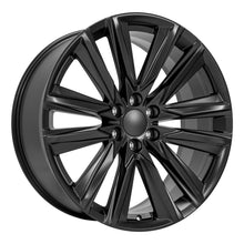 Load image into Gallery viewer, 24" Replica Wheel fits Cadillac Escalade - CA91 Satin Black 24x10