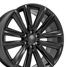 Load image into Gallery viewer, 24" Replica Wheel fits Cadillac Escalade - CA91 Satin Black 24x10