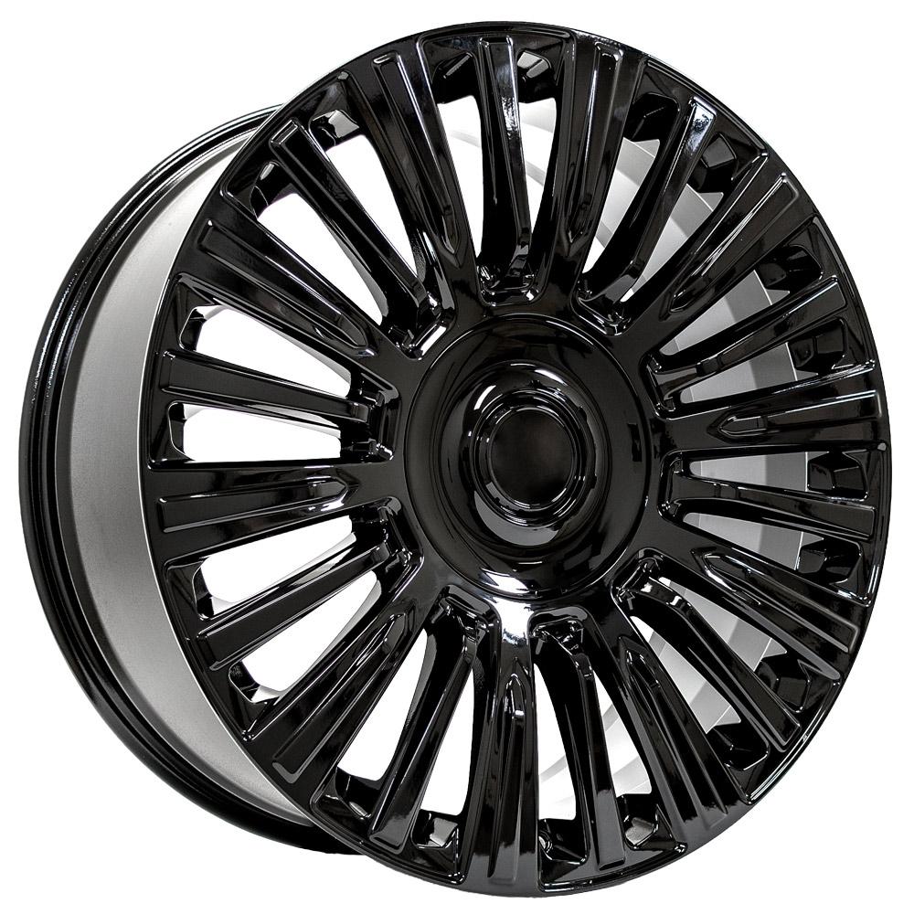 22" Replica Wheel fits Cadillac Escalade - CA92 Black 22x9
