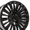 22" Replica Wheel fits Cadillac Escalade - CA92 Black 22x9