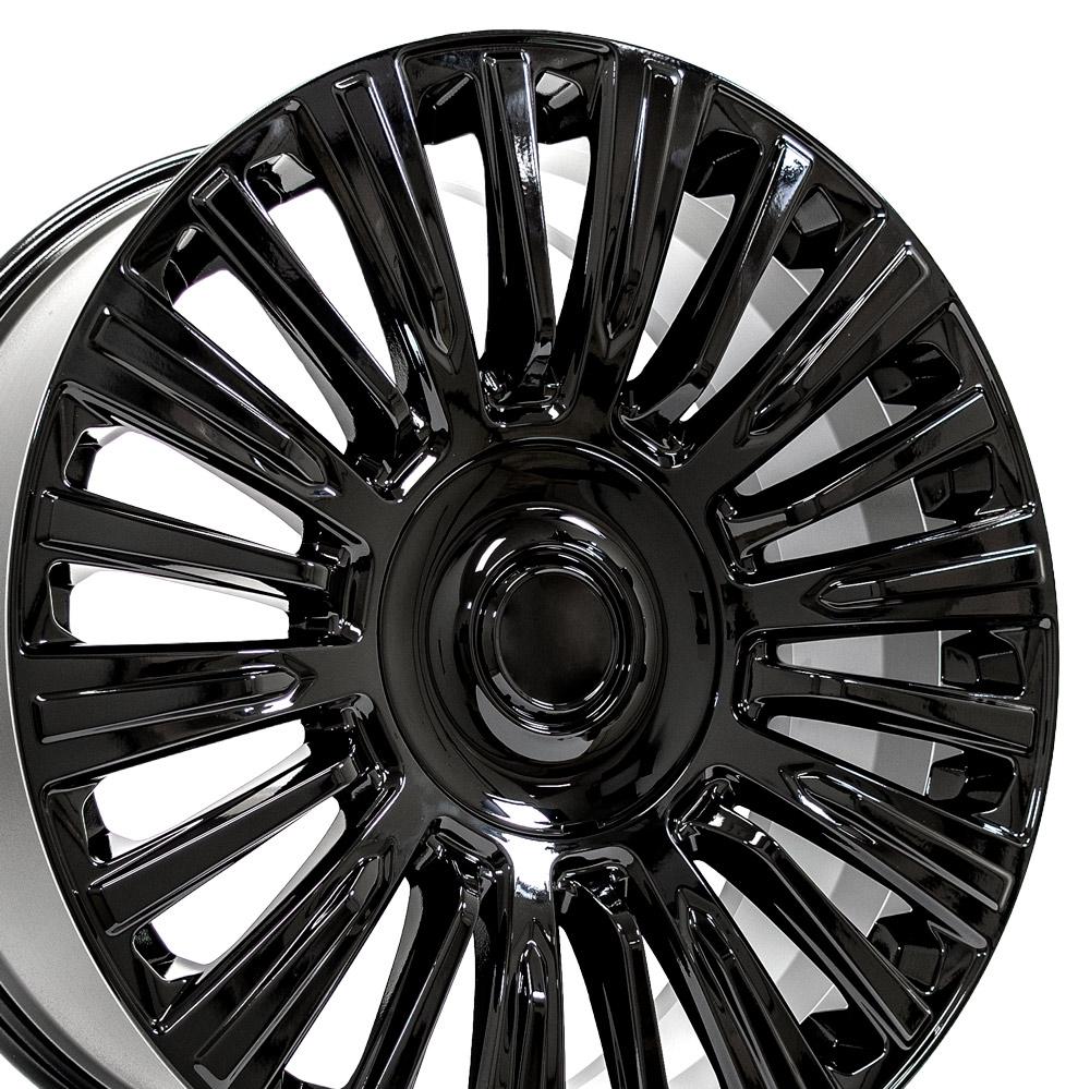 22" Replica Wheel fits Cadillac Escalade - CA92 Black 22x9