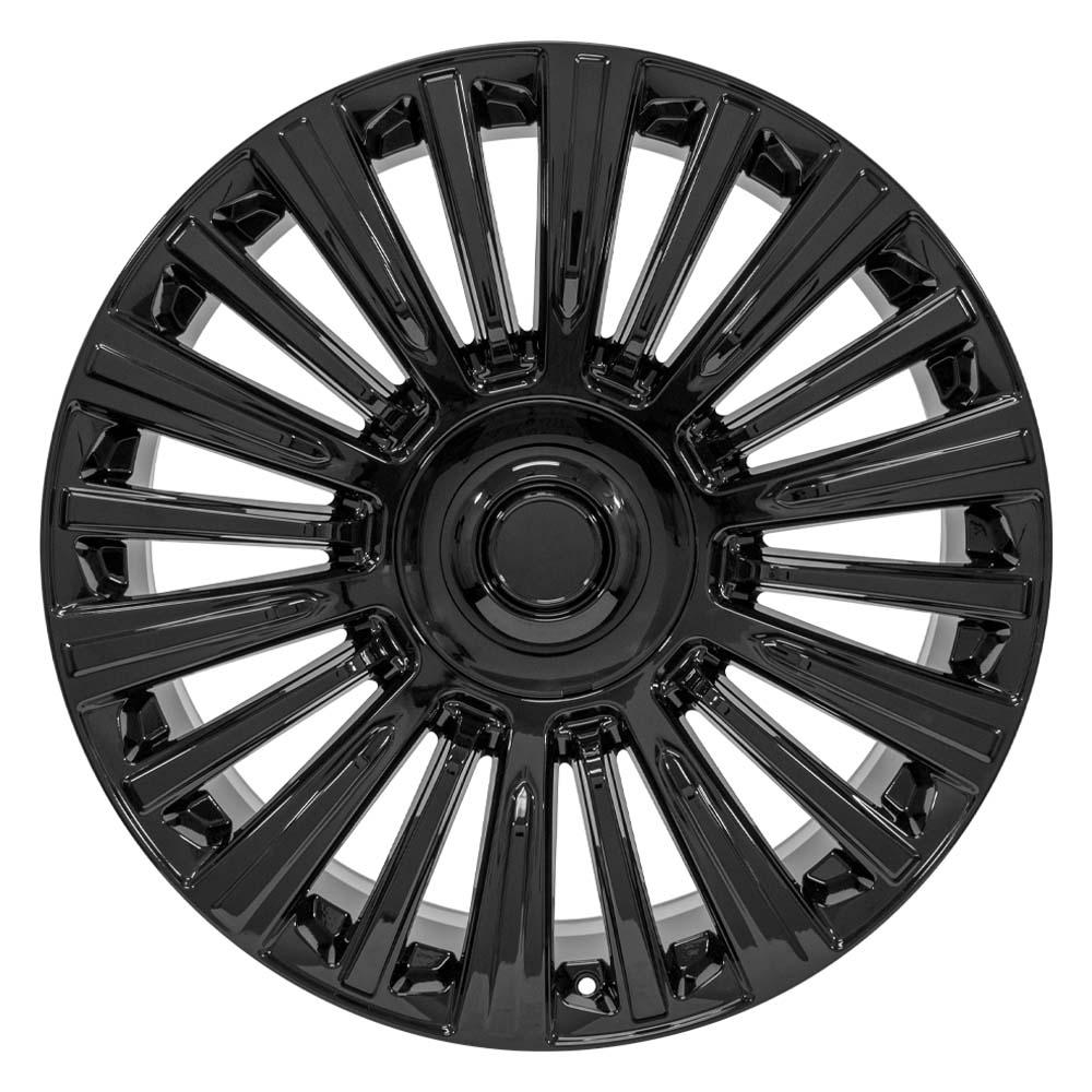 24" Replica Wheel fits Cadillac Escalade - CA92 Black 24x10