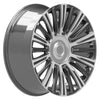 24" Replica Wheel fits Cadillac Escalade - CA92 Gunmetal with Polished Face 24x10