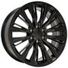22" Replica Wheel fits Cadillac Escalade - CA93 Satin Black 22x9