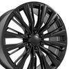 24" Replica Wheel fits Cadillac Escalade - CA93 Satin Black 24x10