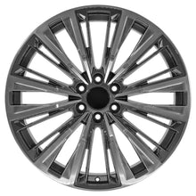 Load image into Gallery viewer, 24" Replica Wheel fits Cadillac Escalade - CA93 Gunmetal with Polished Face 24x10