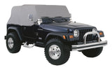Water Resistant Gray Cab Cover for 92-06 Jeep YJ, TJ Wrangler w/o Unltd. Pkg.