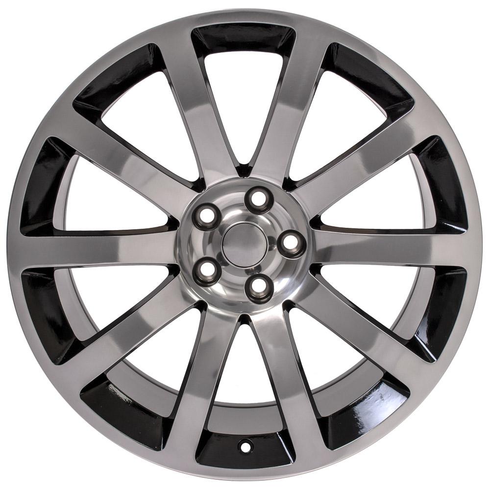 20" Replica Wheel CL02 Fits Chrysler 300 Rim 20x9 Black Wheel
