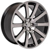 20" Replica Wheel CL02 Fits Chrysler 300 Rim 20x9 Black Wheel