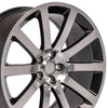 20" Replica Wheel CL02 Fits Chrysler 300 Rim 20x9 Black Wheel