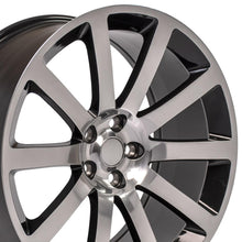 Cargar imagen en el visor de la galería, 20" Replica Wheel CL02 Fits Chrysler 300 Rim 20x9 Black Wheel