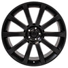 22" Replica Wheel CL02 Fits Chrysler 300 Rim 22x9 Black Wheel