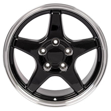 Load image into Gallery viewer, 17&quot; Replica Wheel CV01 Fits Chevrolet Corvette - ZR1 Rim 17x9.5 Black Wheel