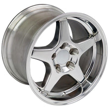 Cargar imagen en el visor de la galería, 17&quot; Replica Wheel CV01 Fits Chevrolet Corvette - ZR1 Rim 17x11 Polished Wheel