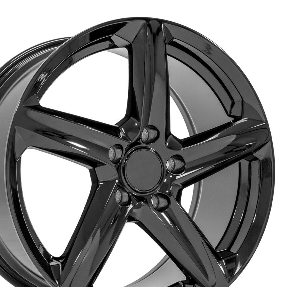 18" Replica Wheel fits Chevrolet C7 Corvette - CV02C Black 18x8.5