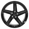 20" Replica Wheel fits Chevrolet C8 Corvette - CV02D Black 20x11