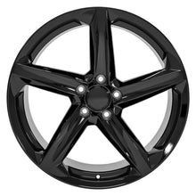 Cargar imagen en el visor de la galería, 20" Replica Wheel fits Chevrolet C8 Corvette - CV02D Black 20x11