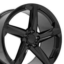 Cargar imagen en el visor de la galería, 20" Replica Wheel fits Chevrolet C8 Corvette - CV02D Black 20x11
