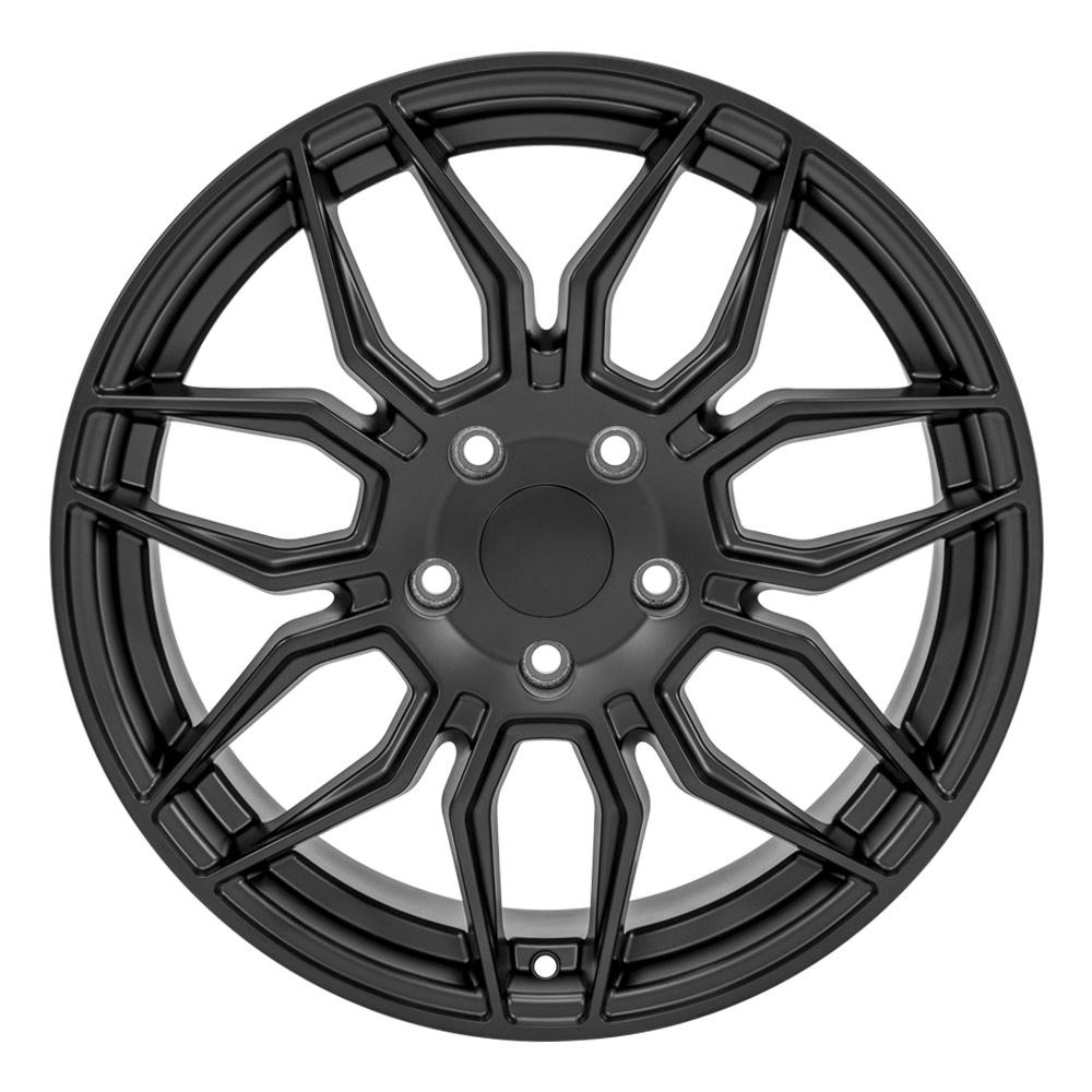 18" Replica Wheel fits Chevrolet C7 Corvette - CV03C Satin Black 18x8.5