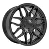18" Replica Wheel fits Chevrolet C7 Corvette - CV03C Satin Black 18x8.5
