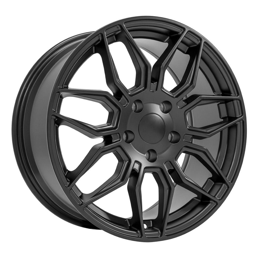 18" Replica Wheel fits Chevrolet C7 Corvette - CV03C Satin Black 18x8.5