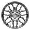 18" Replica Wheel fits Chevrolet C7 Corvette - CV03C Gunmetal Machined 18x8.5