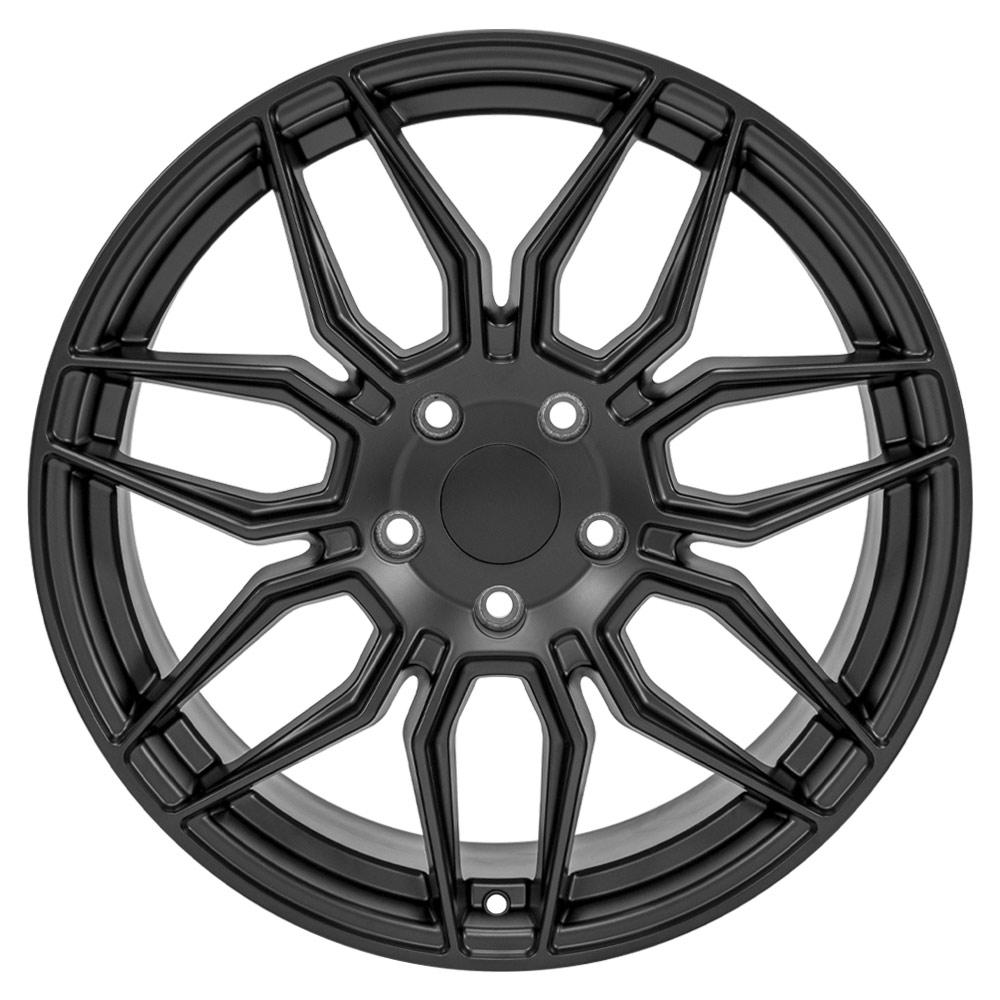19" Replica Wheel fits Chevrolet C7 Corvette - CV03C Satin Black 19x10